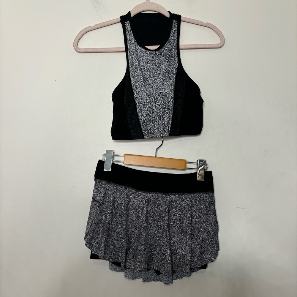 Lululemon two piece skirt and bra top set 4